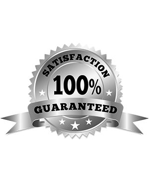 100% satisfaction guaranteed